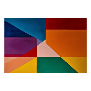 Kleuren in evenwicht  perfect poster