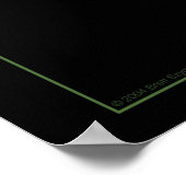 kleuren in golven poster (Hoek)