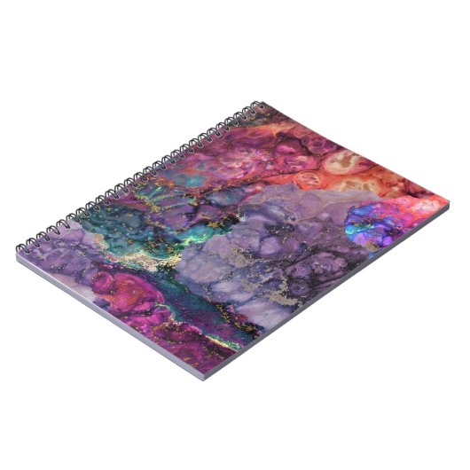 Kleuren in het Night Spiral Notitieboek (Linkerzijde)