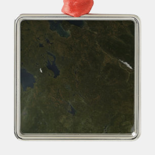 Kleuren in het noordwesten van Rusland Metalen Ornament