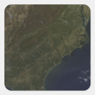 Kleuren in het zuidoosten van de Verenigde Staten Vierkante Sticker