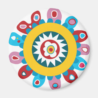 Kleuren in liefde magneet