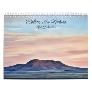 Kleuren in Natuur kunstkalender Kalender