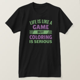 Kleuren is serieus - Grappig Kleurfan T-shirt