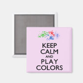 Kleuren kalm houden en afspelen magneet (Voorkant / Achterkant)