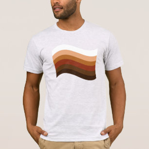 Kleuren Mensen (POC) Pride Vlag Strepen T-shirt