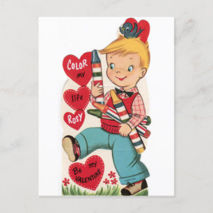 kleuren - Mijn leven rosy Valentijn Briefkaart