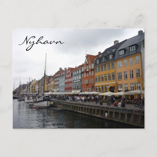kleuren nyhavn briefkaart (Voorkant)