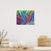 Kleuren onder poster (Keuken)