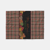 Kleuren op maat van ventilatorpapier fleece deken (Voorkant (Horizontaal))