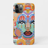 Kleuren, patronen en overlappende vlakken Case-Mate iPhone case (Achterkant)