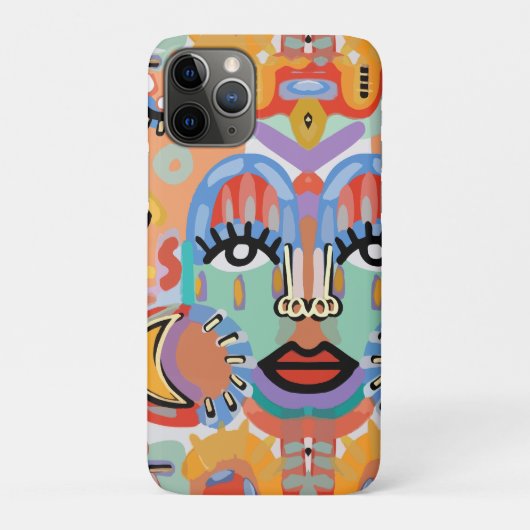Kleuren, patronen en overlappende vlakken Case-Mate iPhone case (Achterkant)