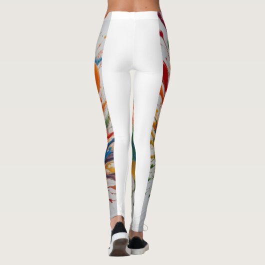 Kleuren pop leggings (Achterkant)