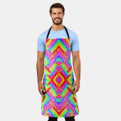 kleuren schort (Gedragen)