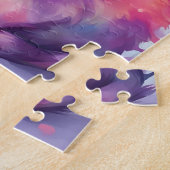 Kleuren Splash Waterverf Cat Legpuzzel (Zijkant)