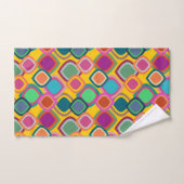 Kleuren uit de jaren '70 bad handdoek (Handdoek)