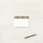 Kleuren uit de jaren '70 post-it® notes (Op bureau)