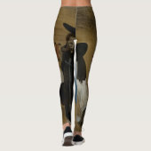 Kleuren uit de oudheid van oude kunst die slechts  leggings (Achterkant)