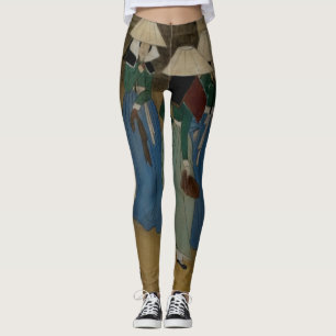 Kleuren uit de oudheid van oude kunst die slechts  leggings