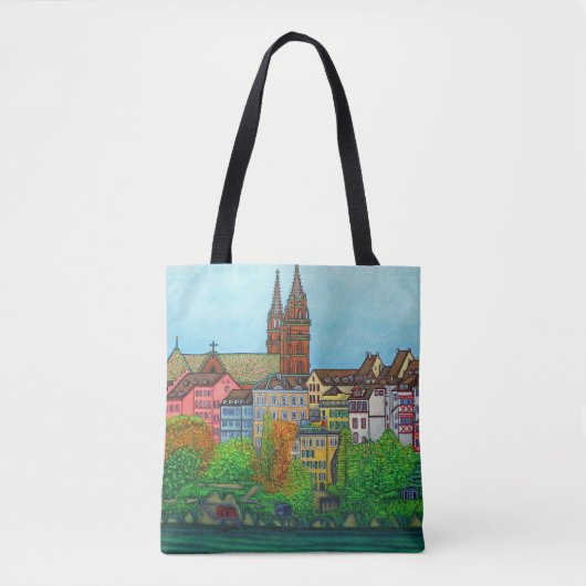 Kleuren van Bazel Bag door Lisa Lorenz Draagtas (Voorkant)