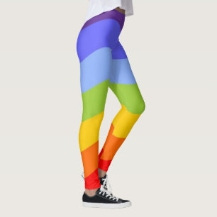 Kleuren van Chakra's / Regenboog - golven Leggings