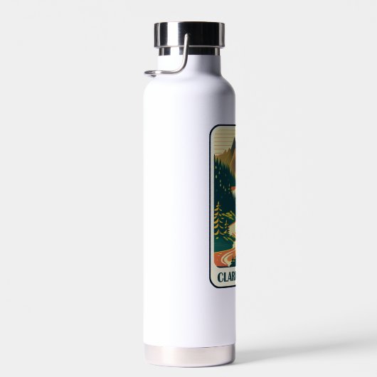 Kleuren van Clarion River Pennsylvania Waterfles (Rechts)