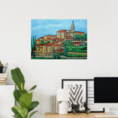 Kleuren van Crillon-le-Brave, Poster afdrukken 28x (Thuiskantoor)