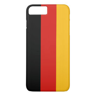 KLEUREN VAN DE DUITSE VLAG + jouw ideeën iPhone 8 Plus / 7 Plus Hoesje