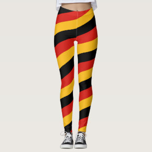 KLEUREN VAN DE DUITSE VLAG strepen + jouw ideeën Leggings