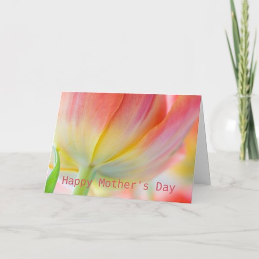 kleuren van de lente ・ Moederdag Kaart (Voorkant)