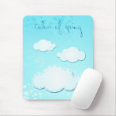 kleuren van de lente, mousepad muismat (Met muis)