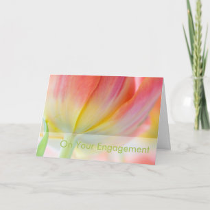 Kleuren van de lente · Verloving Felicitatie Kaart