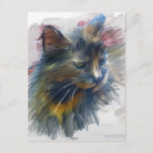 Kleuren van de liefde briefkaart