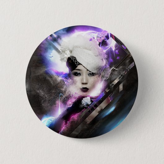 Kleuren van de Mode - badge Ronde Button 5,7 Cm (Voorkant)