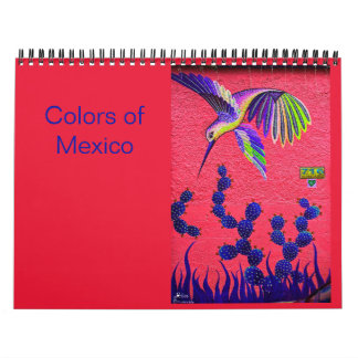 Kleuren van de Oaxaca-kalender Kalender