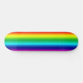 Kleuren van de regenboog skateboard (Horizontaal)