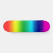Kleuren van de regenboog skateboard (Horizontaal)