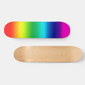 Kleuren van de regenboog skateboard (Horizontaal)