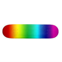 Kleuren van de regenboog skateboard