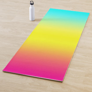 Kleuren van de Regenboog van Ombre de Magische Yogamat