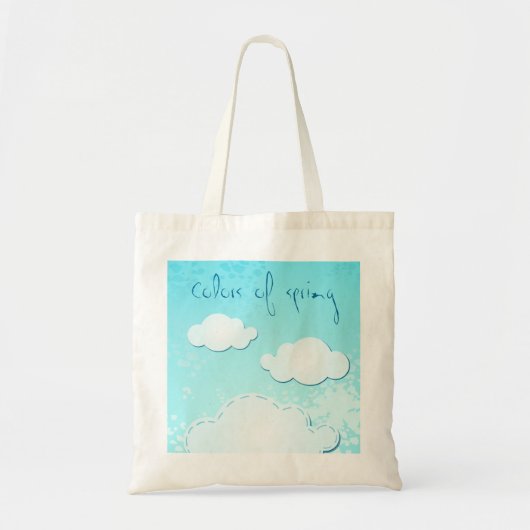 Kleuren van de veer, van de zak tote bag (Voorkant)