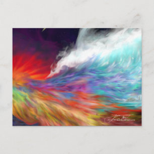 Kleuren van de Verbeelding - Rainbow World Briefkaart
