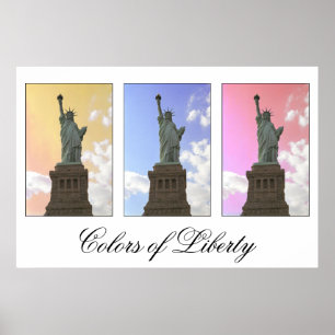Kleuren van de vrijheid/Vrijheidsbeeld Poster