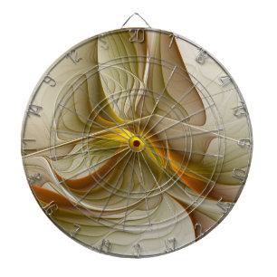 Kleuren van edele metalen, Abstracte fractale kuns Dartbord