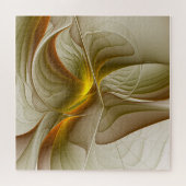 Kleuren van edele metalen, Abstracte fractale kuns Legpuzzel (Horizontaal)