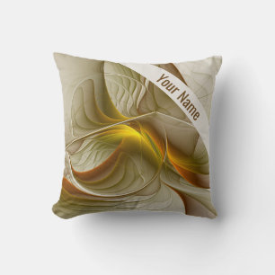Kleuren van edele metalen, abstracte kunst naam kussen