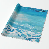 Kleuren van geverfd water cadeaupapier (Uitgerold)