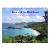 Kleuren van het Caribisch gebied - Aangepast... -  Kalender (Hoes)