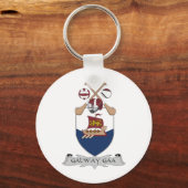 Kleuren van het GAA-team voor County Galway Sleutelhanger (Voorkant)
