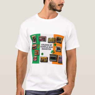 Kleuren van het kwartier van de tempelbar in Dubli T-shirt